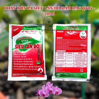 Phân bón lá siêu lân đỏ đậm đặc qt04 - 20ml