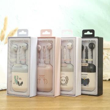 tai nghe kaws kèm hộp TNI35 go-285 cute dễ thương