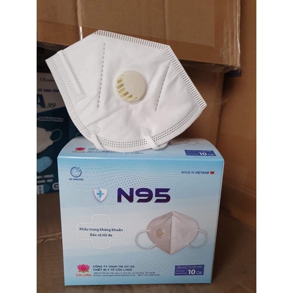 Khẩu Trang N95 Có Van Thở Y Tế  3D 3M Chống Bụi Kháng Khuẩn Sử Dụng Nhiều Lần | BigBuy360 - bigbuy360.vn