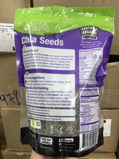 Hạt Chia Đen Hữu Cơ Organic Absolute Gói 1kg
