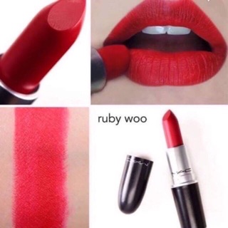 Son môi cao cấp (đỏ huyền thoại Mac Ruby woo)
