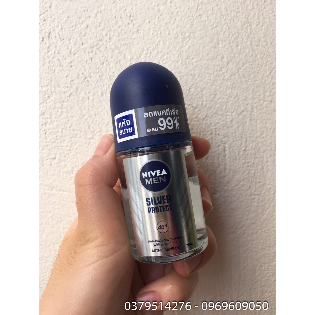 [DEAL GIẢM 20%] Lăn nách Nivea men Thái Lan 25ml