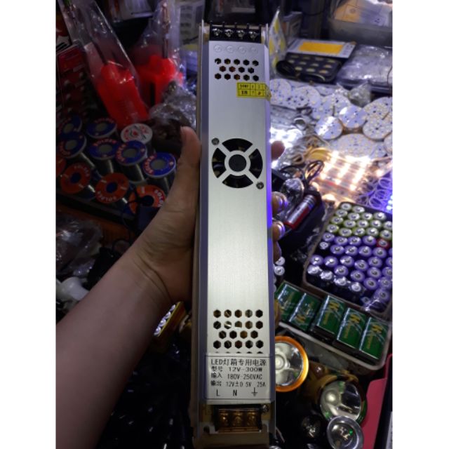 Nguồn mỏng 12v 25A
