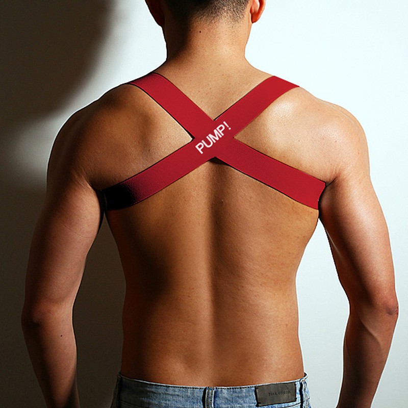 Dây đeo vai thể dục PU5501 bằng nylon co giãn thoải mái ôm sát cho nam