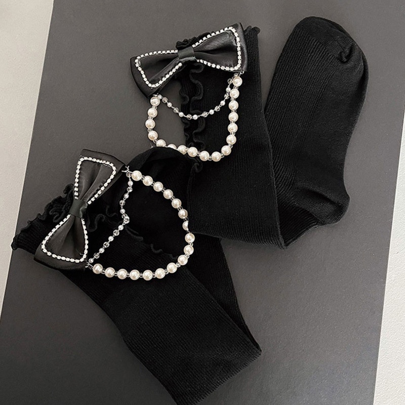 1 Đôi TấT DàI Qua GốI VảI Cotton Y2K Lolita