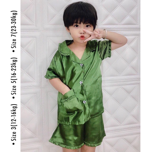 Đồ bộ Pijma ‘baby’ Lụa viền bèo