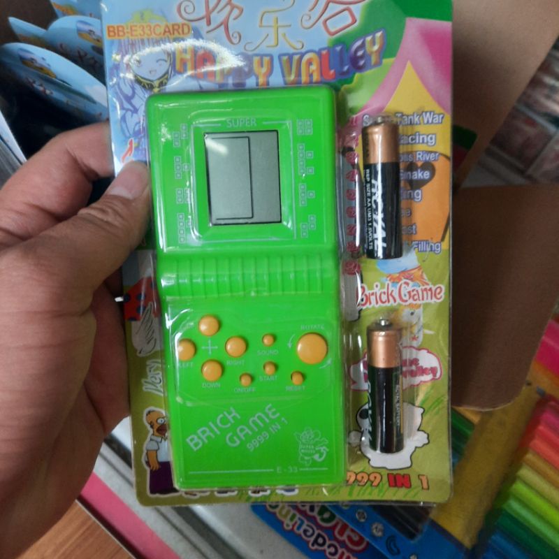 Máy chơi game cầm tay xếp hình - Đồ chơi xếp hình Brick Game