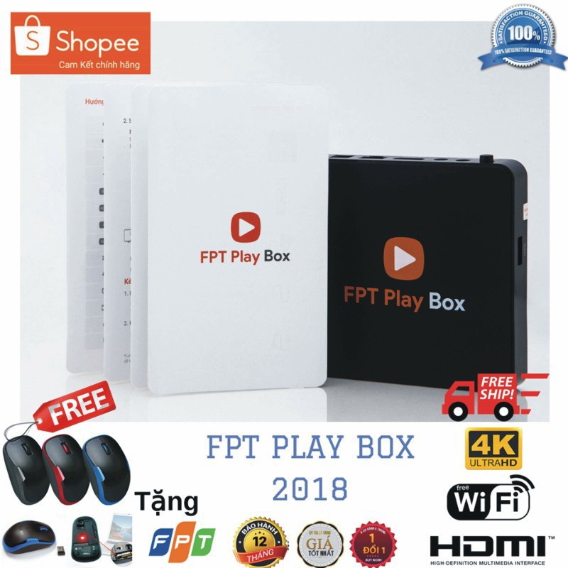 [Chất Lượng] Đầu Thu Truyền Hình FPT Play Box 2018 Siêu Rẻ