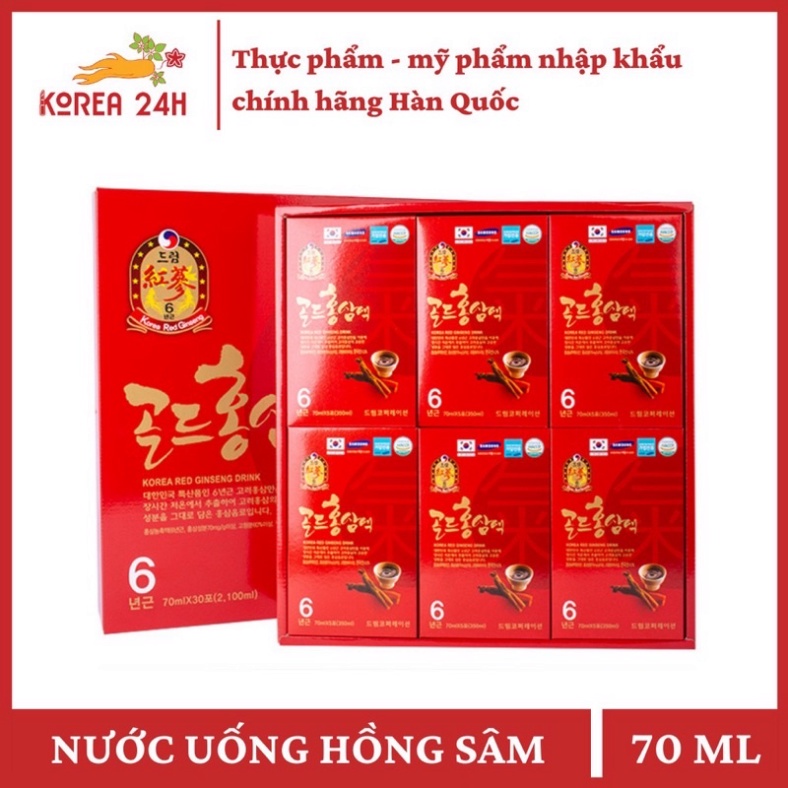 Nước Hồng Sâm DREAM 6 Năm Tuổi Hàn Quốc [SÂM CHÉN] [ Hàng Mới Về ]