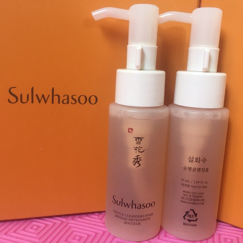 Sữa rửa mặt dịu nhẹ, dưỡng trắng da Sulwhasoo Gentle Cleansing Foam ex (50ml)