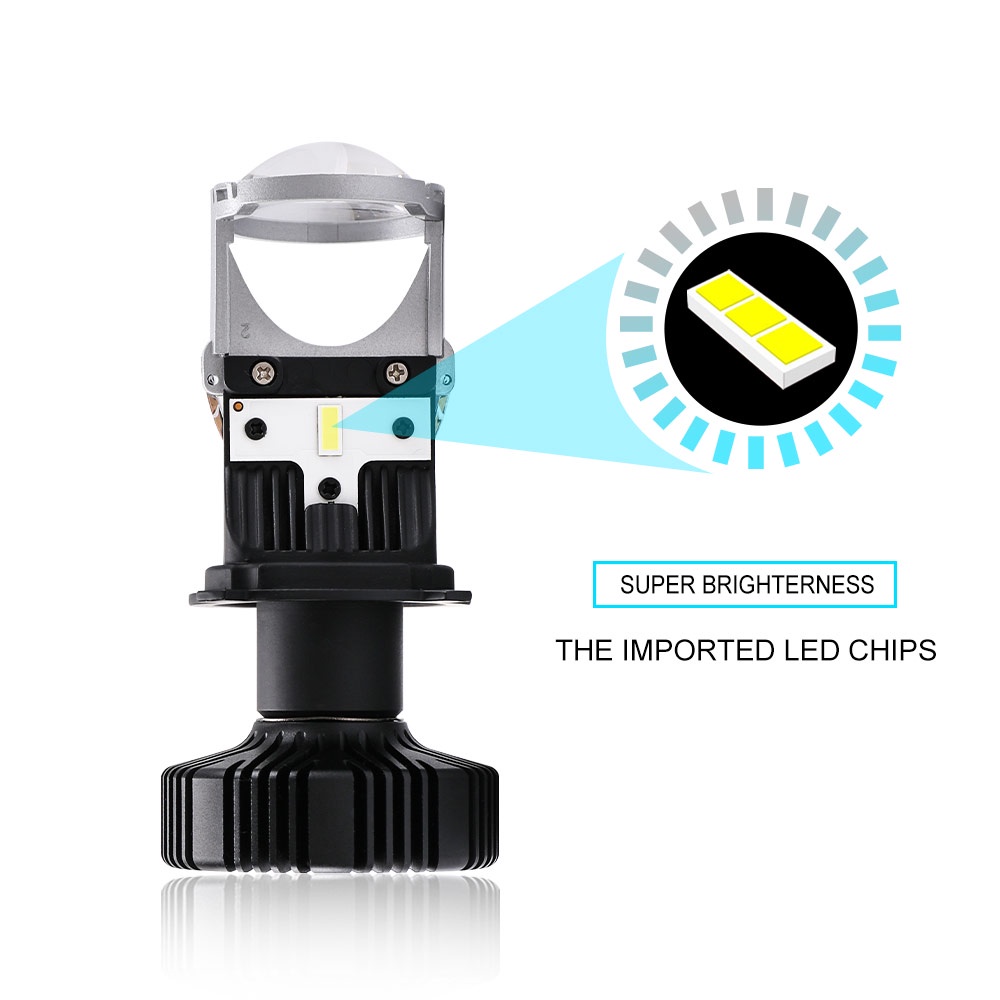 Đèn Pha LED H4 12V 12V Cho Xe Máy SUV ATV 4X4 80W 6000K