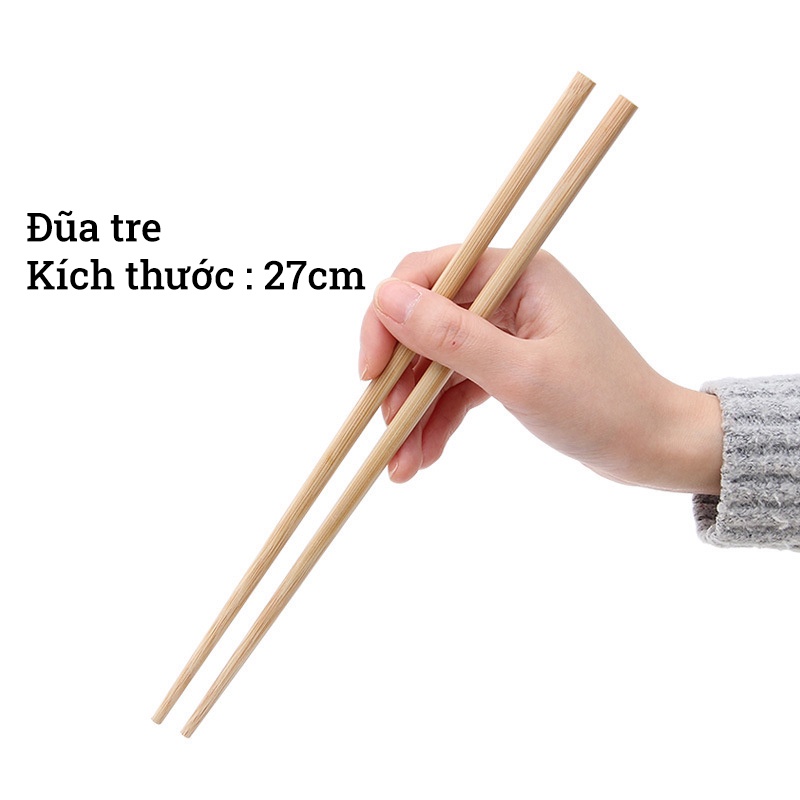 Đũa ăn dài tre đa năng kháng khuẩn BAMBOOO ECO thân thiện môi trường