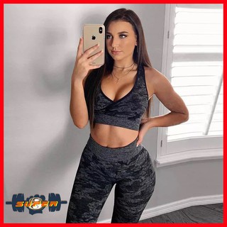QUẦN TẬP GYMSHARK CAMO CAO CẤP ( ĐỒ TẬP GYM, YOGA NỮ )