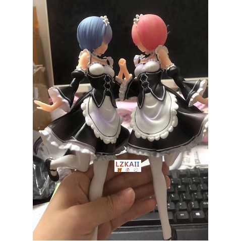 Mô Hình Nhân Vật Ram & Rem Anime Re: Life In A Different World From Zero Twins Ver. 1 / 7 29 cm