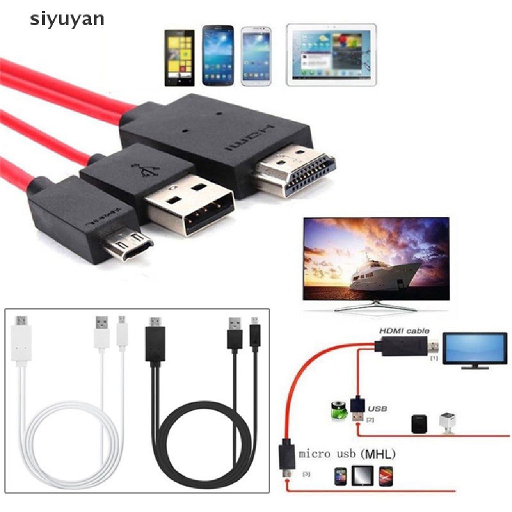 Micro USB To HDMI 1080P HD TV Cable Adapter For Android Phones Samsung .