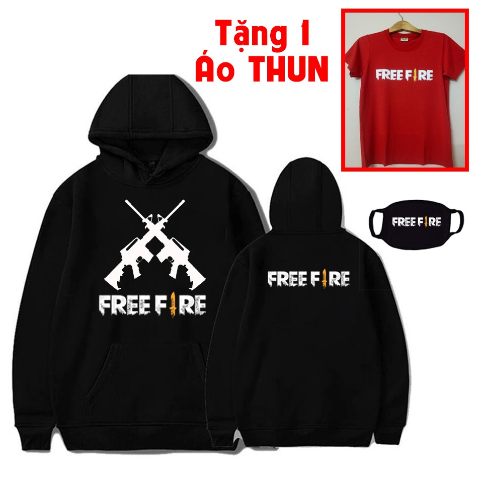[KM Khủng ] Áo khoác áo hoodie FREE FIRE giá siêu rẻ dành cho game thủ