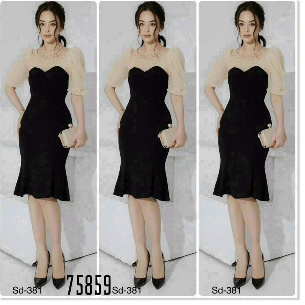 ĐẦM UMI ĐÍNH NGỌC MÀU SẮC XINH XẮN NHƯNG KHÔNG KÉM PHẦN SÁNG TRỌNG THỜI TRANG MỚI KME