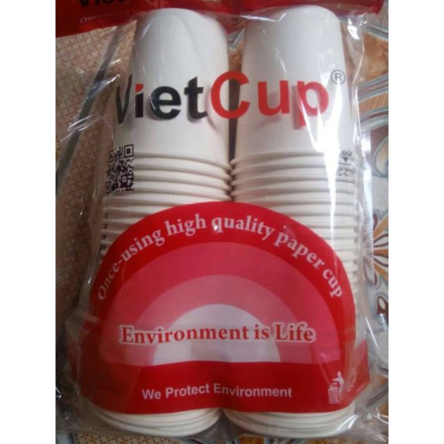 50 cốc giấy Việt cup