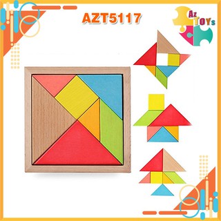 Xếp Hình Trí Uẩn 7 Mảnh Bằng Gỗ - AZT5117