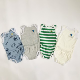 Set 5 bộ thun chip thun mát cho bé thương hiệu HotGa thoáng mát