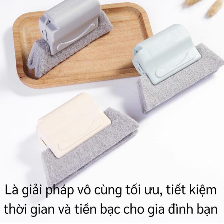 Dụng Cụ Vệ Sinh Khe Cửa - Miếng Lau Chùi Khe Rãnh Cửa Kính, Cửa Sổ Hiệu Quả 9428