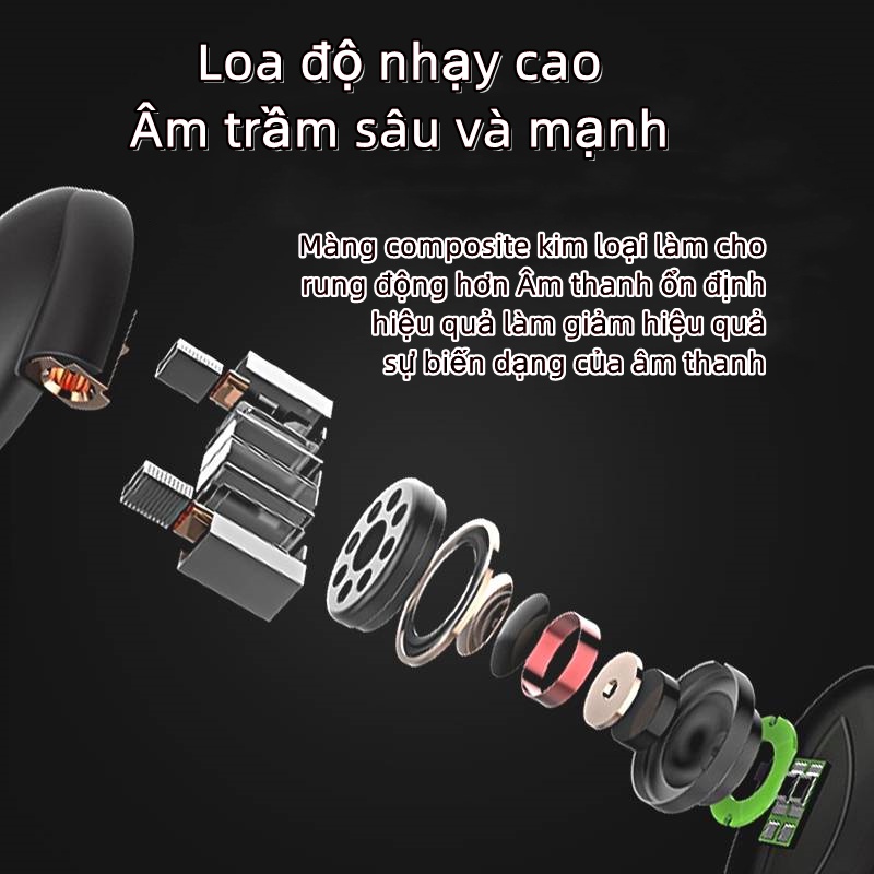 Tai nghe không dây X6 mini kết nối Bluetooth 5.0 có mic