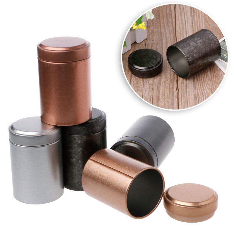 Hộp Thiếc Đựng Trà/Cà Phê Tiện Lợi 4.5x6.5cm