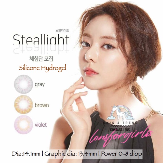 Kính áp tròng STEALLIGHT SILICONE HYDROGEL - 1 Month