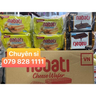 Bán Buôn Thùng Bánh Nabati vị Phô Mai, Socola 12bich/ thùng