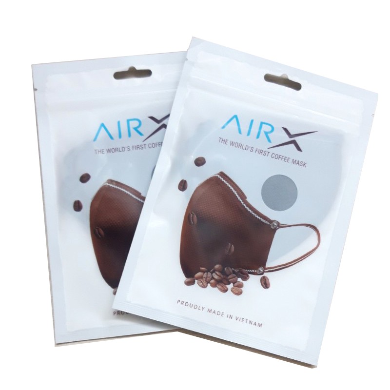 Khẩu trang vải cafe kháng khuẩn, phân hủy sinh học, chống tua UV COFFEE MASK AIRX