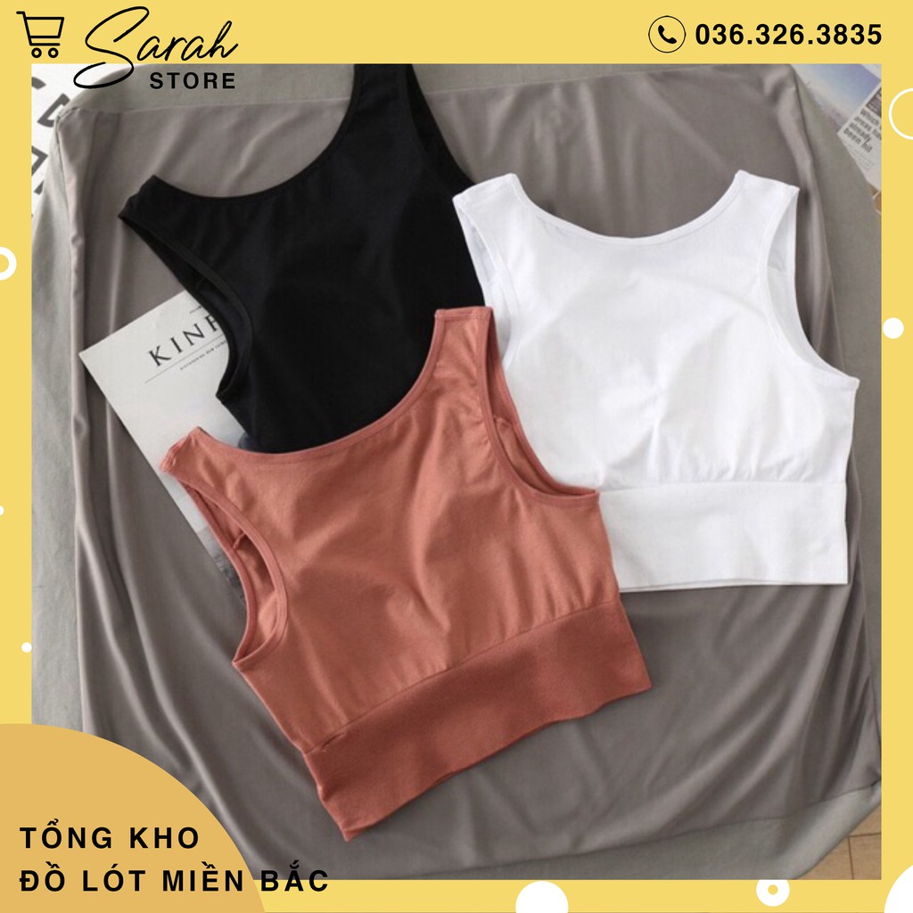 Áo Thun Ba Lỗ Croptop - Áo tập gym tập yoga Bra dáng dài