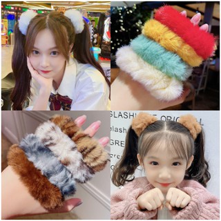 [Buôn sỉ] Cột tóc vải lông mềm mại thời trang thu đông dành cho nữ [Khách lẻ chat chọn màu]