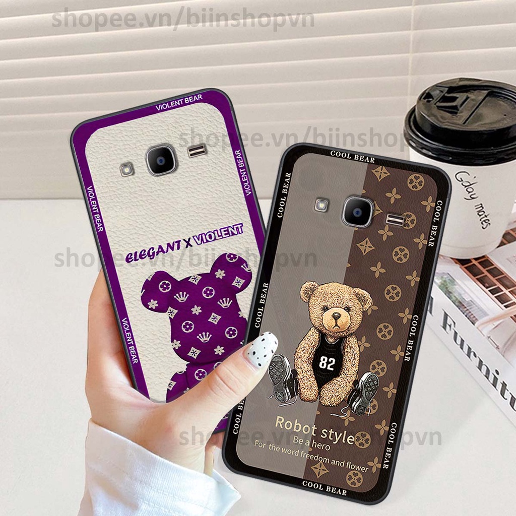 Ốp Samsung J2 Prime hình gấu bear brick đẹp độc lạ, thời trang, cá tính
