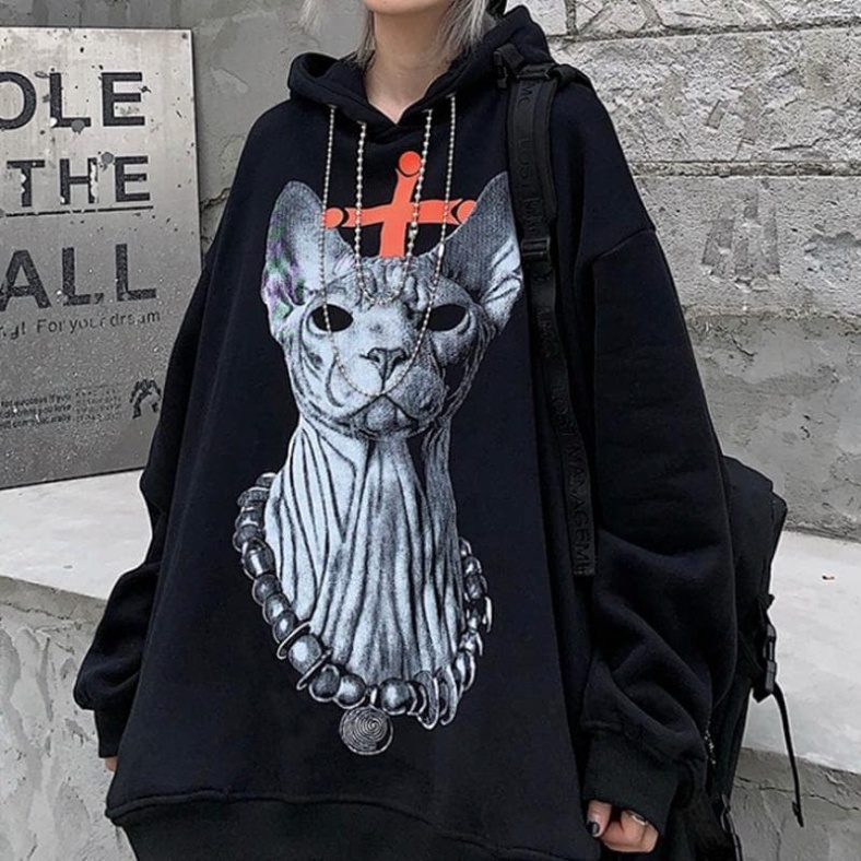 (Sẵn) ÁO NỈ SWAG CAT ULZZANG UNISEX ❤ FREESHIP 🍅 ÁO HOODIE DÁNG RỘNG 🍅 | WebRaoVat - webraovat.net.vn