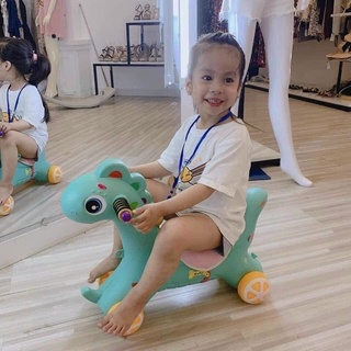NGỰA BẬP BÊNH 2in1 CHO BÉ