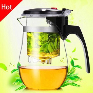 BÌNH LỌC TRÀ GLASS TEACUP💖FREESHIP💖Giảm 20k khi nhập[TONGKHO20]-BÌNH LỌC TRÀ THÔNG MINH 800ML