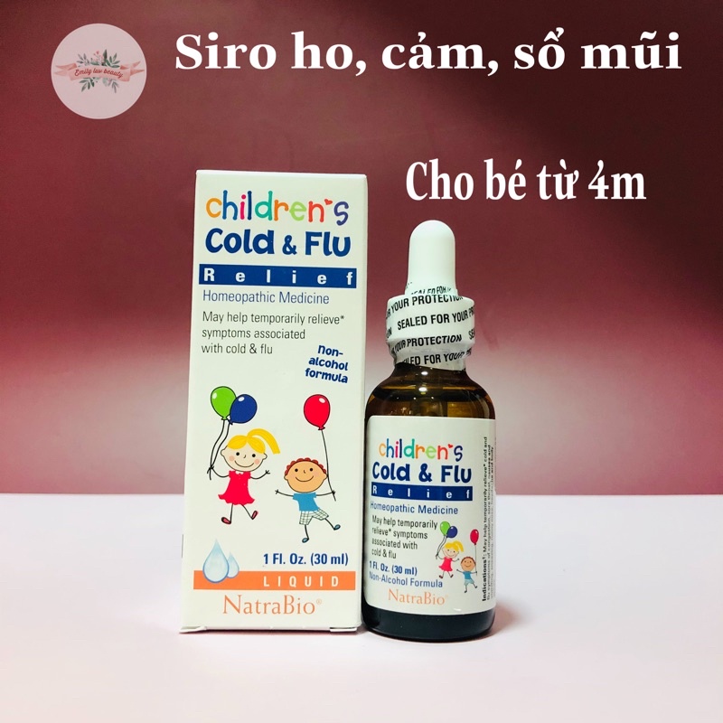 Siro ho Children’s Cold &amp; Flu - Hàng Mỹ