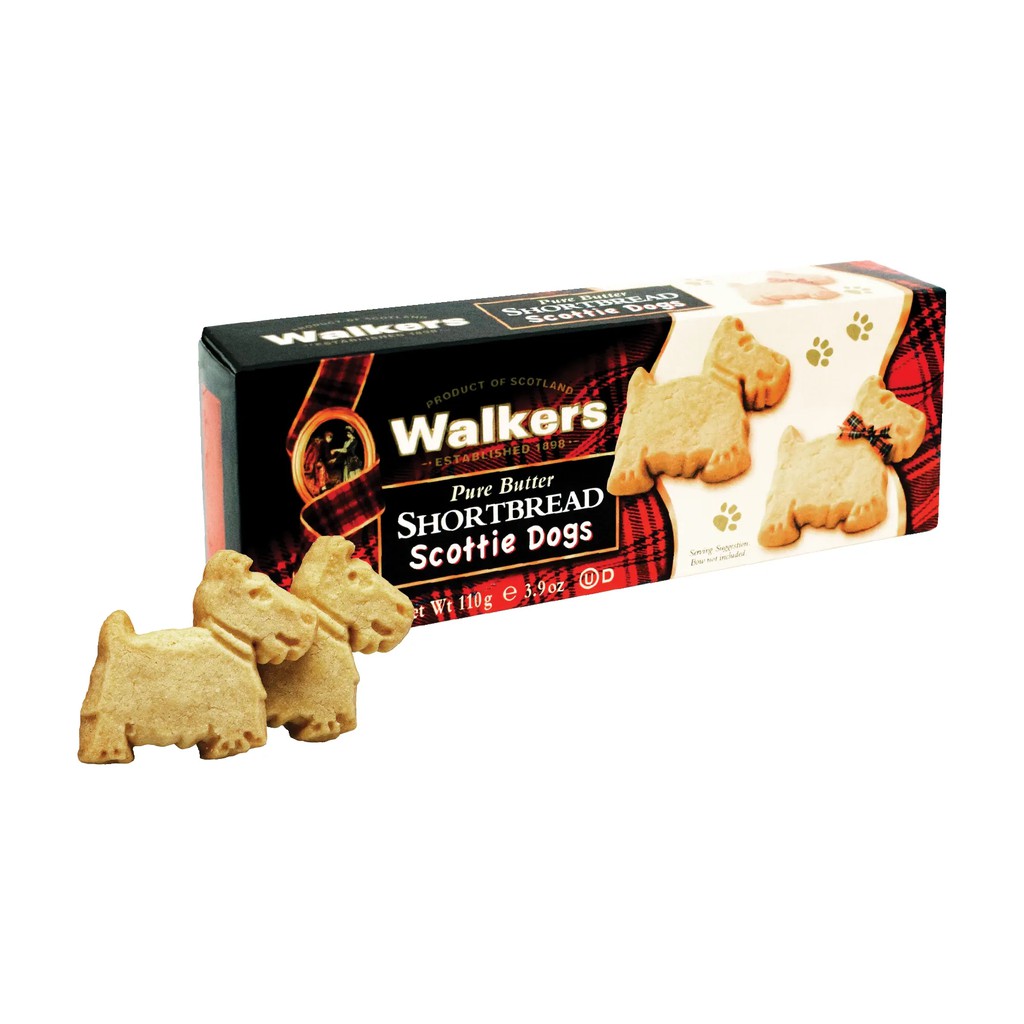 Bánh quy bơ Scottie Dogs hiệu Walkers 110g