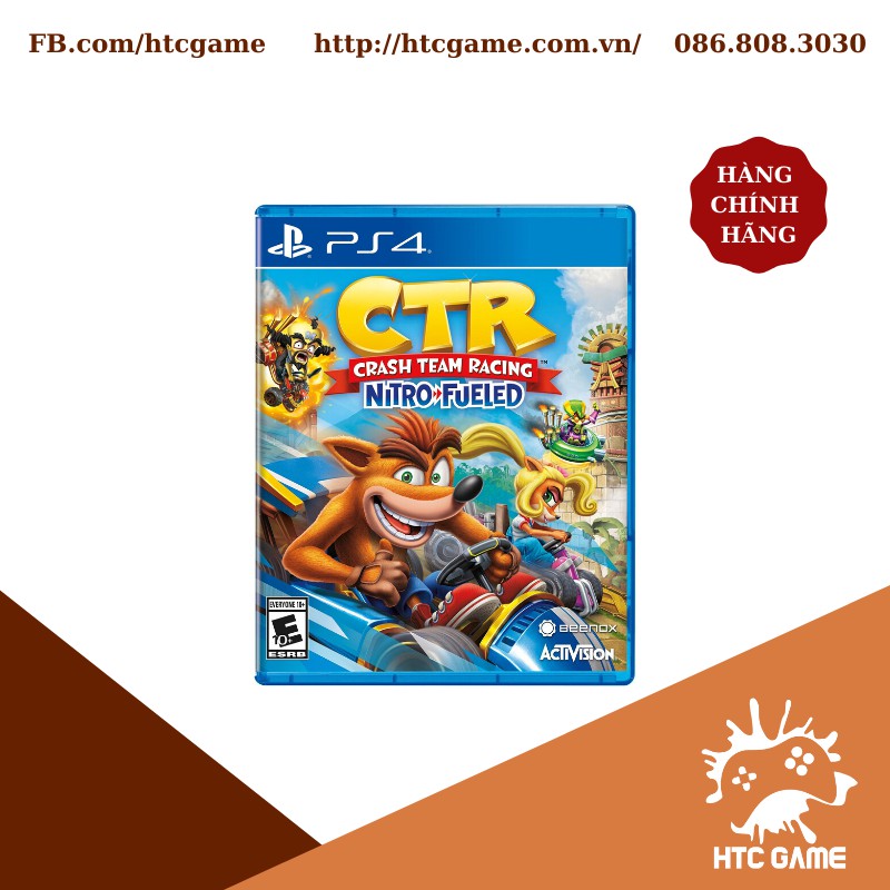 Đĩa game Crash Team Racing Nitro-Fueled CTR - PS4 PS5