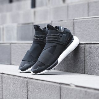 [FULL BOX]GIÀY THỂ THAO Y3 Qasa High In Black White ĐEN ĐẾ TRẮNG
