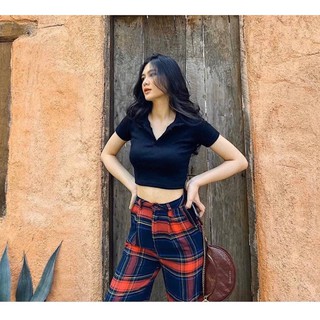 Áo Croptop Nữ 🌸 Croptop Polo basic nữ SIÊU HOT 🌸