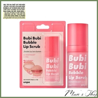 Tẩy môi Bubi Bubi Bubble Lip Scrub unpa - Sủi Bọt Thải Độc tẩy da Môi