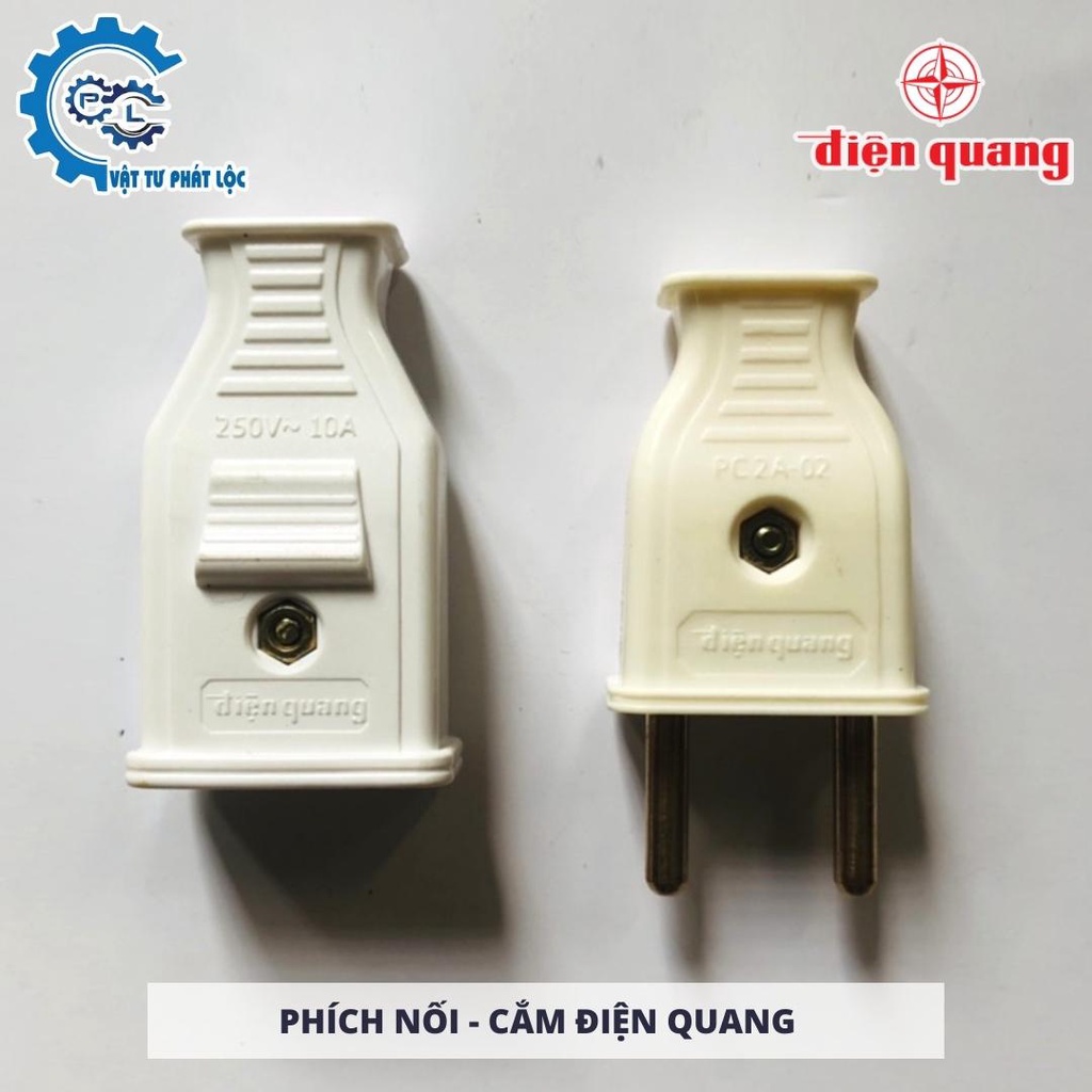 Phích cắm điện, phích nối âm - Điện Quang