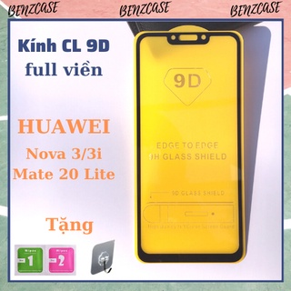 [Huawei Nova 3/3i/Mate 20 Lite] Kính cường lực bảo vệ màn hình Full viền Đen cho Huawei Nova 3 / Nova 3i / Mate 20 Lite