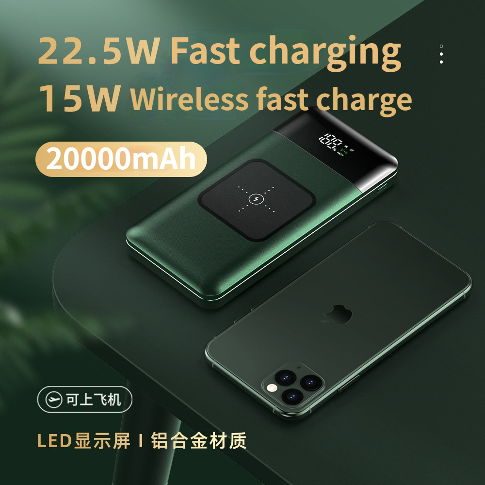 Sạc Dự Phòng 20000mah 22.5w 15w Kèm Phụ Kiện Cho ĐT táo 11 12 Pro Max Xs Xr 8 Plus Se Samsung Huawei