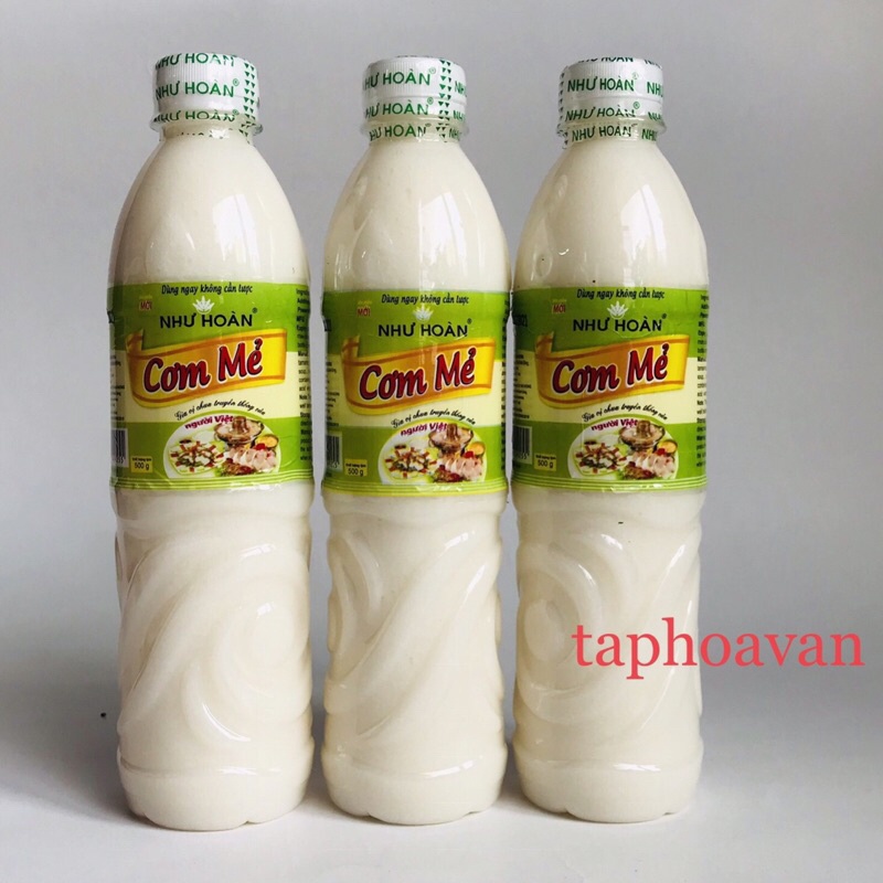 Cơm mẻ Như Hoàn chai 500gram - combo 2 chai