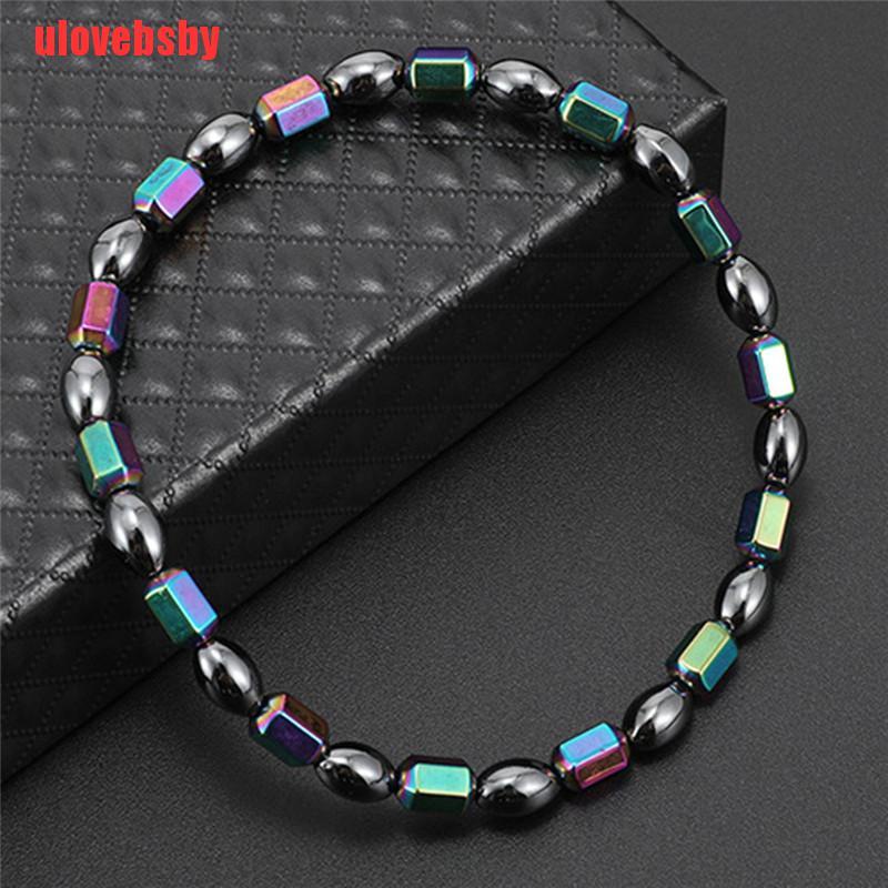 Lắc Chân Chuỗi Hạt Đá Hematite Giảm Cân
