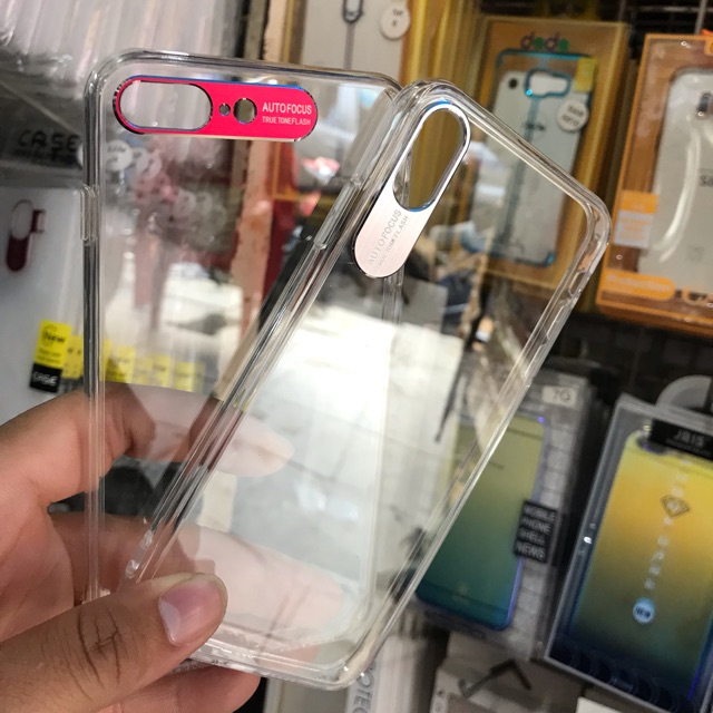 Ốp Trong suốt AUTO FOCUS dành cho iphone