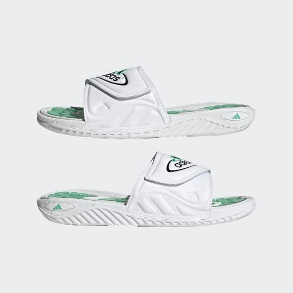 Dép Adidas Massage🔴CHÍNH HÃNG🔴Dép Adidas Reptossage White Green  - Simple Sneaker