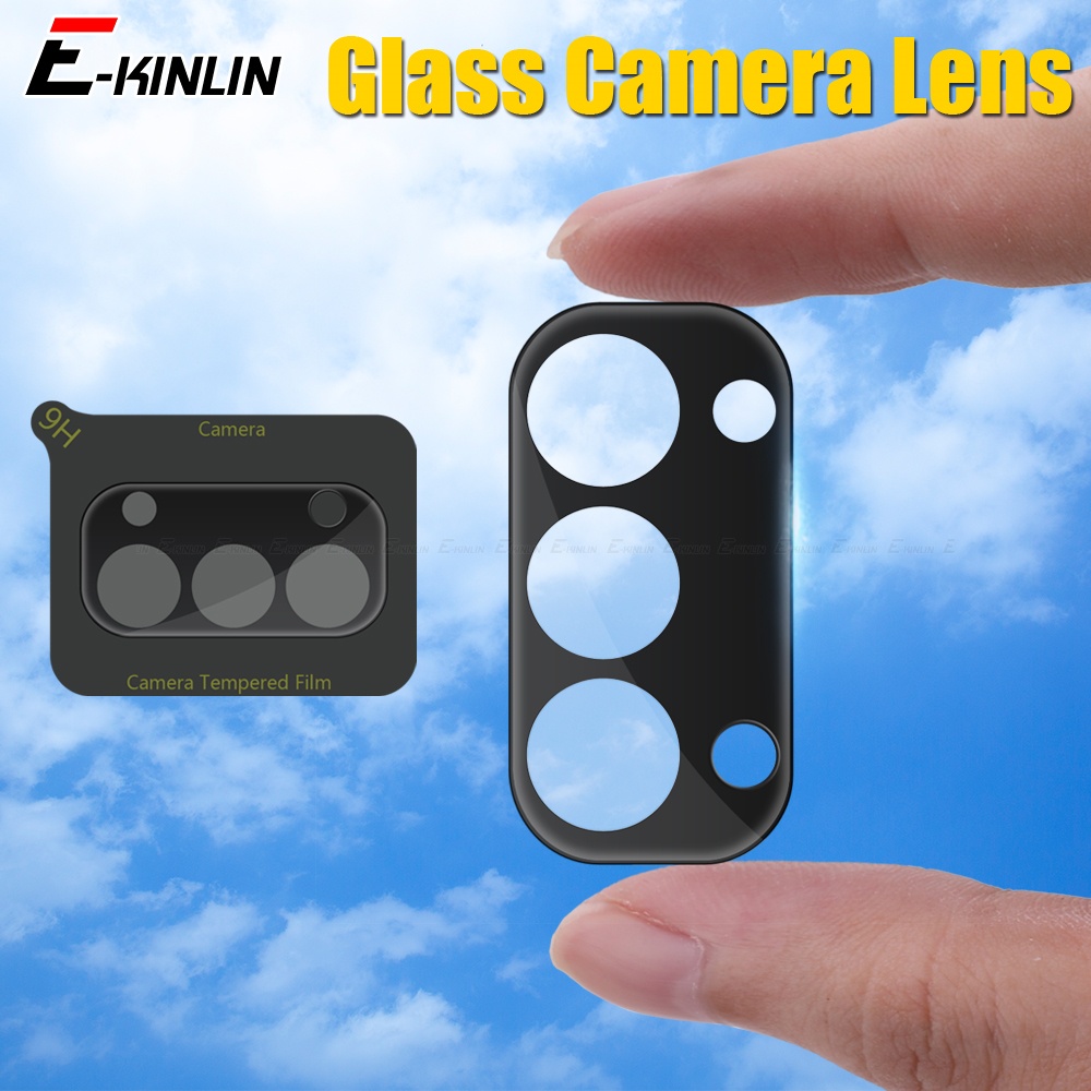 Kính Cường Lực 3D Bảo Vệ Ống Kính Máy Ảnh Toàn Diện Cho OPPO Reno8 Reno7 SE Reno6 Reno5 Reno4 Pro Plus Z F Lite